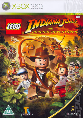 Lego Indiana Jones: The Original Adventures - Xbox 360 Cover & Box Art