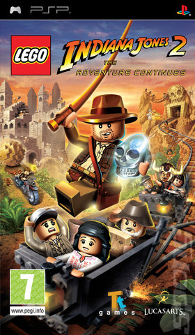 LEGO Indiana Jones 2: The Adventure Continues - PSP Cover & Box Art