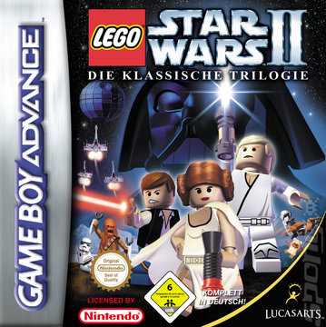LEGO Star Wars II: The Original Trilogy - GBA Cover & Box Art