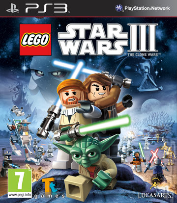 LEGO Star Wars III: The Clone Wars - PS3 Cover & Box Art