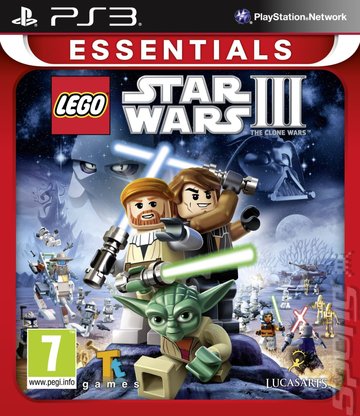 LEGO Star Wars III: The Clone Wars - PS3 Cover & Box Art