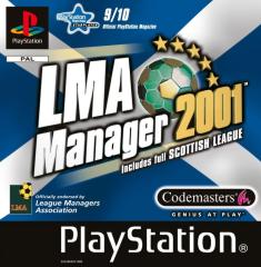 LMA Manager 2001 - PlayStation Cover & Box Art