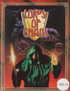 Lords of Chaos - C64 Cover & Box Art