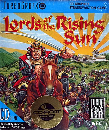 Lords of the Rising Sun - NEC PC Engine Cover & Box Art