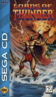 Lords of Thunder - Sega MegaCD Cover & Box Art