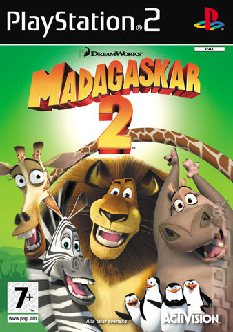 Madagascar: Escape 2 Africa - PS2 Cover & Box Art