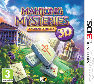 Mahjong Mysteries: Ancient Athena - 3DS/2DS Cover & Box Art