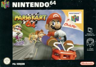 Mario Kart 64 - N64 Cover & Box Art