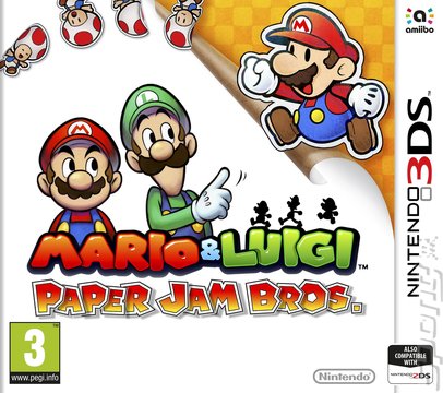 Mario & Luigi: Paper Jam Bros. - 3DS/2DS Cover & Box Art