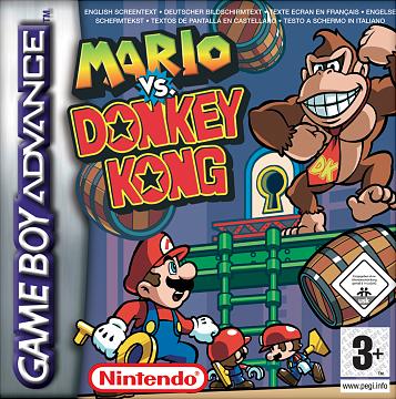Mario Vs. Donkey Kong - GBA Cover & Box Art