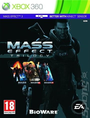 Mass Effect Trilogy - Xbox 360 Cover & Box Art