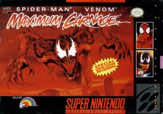 Maximum Carnage - SNES Cover & Box Art
