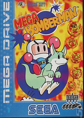 Mega Bomberman - Sega Megadrive Cover & Box Art