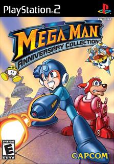 Mega Man Anniversary Collection - PS2 Cover & Box Art