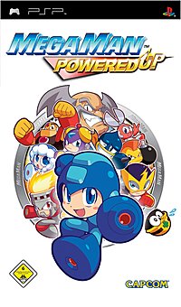 Mega Man: Powered Up - PSP Cover & Box Art