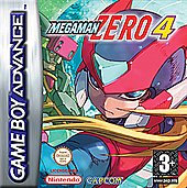 Mega Man Zero 4 - GBA Cover & Box Art