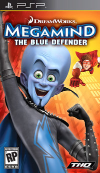 Megamind: The Blue Defender - PSP Cover & Box Art