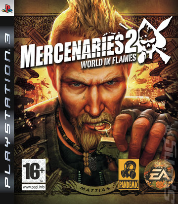 Mercenaries 2: World in Flames - PS3 Cover & Box Art