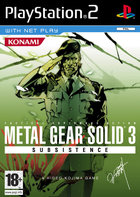 Metal Gear Solid 3: Subsistence - PS2 Cover & Box Art