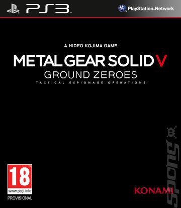 Metal Gear Solid V: Ground Zeroes - PS3 Cover & Box Art