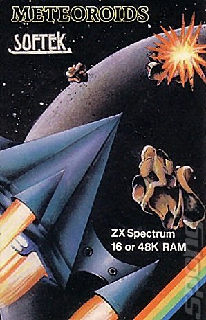 Meteoroids - Spectrum 48K Cover & Box Art