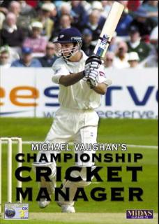 Michael Vaughan's Championship Cricket Manager - PC Cover & Box Art