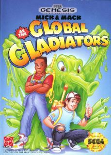Mick & Mack: Global Gladiators - Sega Megadrive Cover & Box Art