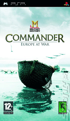 Military History Commander: Europe At War - PSP Cover & Box Art