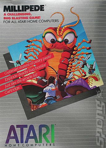 Millipede - Atari 400/800/XL/XE Cover & Box Art