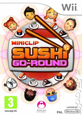 Miniclip: Sushi Go Round - Wii Cover & Box Art