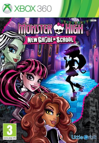 Monster High: New Ghoul in School - Xbox 360 Cover & Box Art