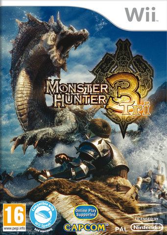 Monster Hunter Tri - Wii Cover & Box Art