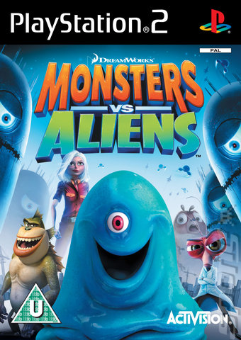Monsters Vs Aliens - PS2 Cover & Box Art