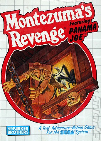 Montezuma's Revenge: Featuring Panama Joe - Sega Master System Cover & Box Art
