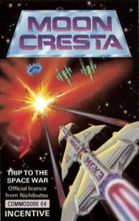 Moon Cresta - C64 Cover & Box Art