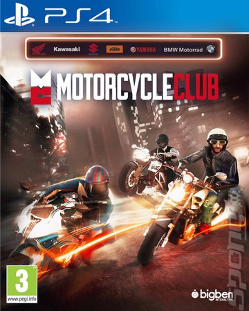 Motorcycle Club - PS4 Cover & Box Art