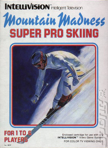 Mountain Madness Super Pro Skiing - Intellivision Cover & Box Art