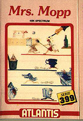 Mrs Mopp - Spectrum 48K Cover & Box Art