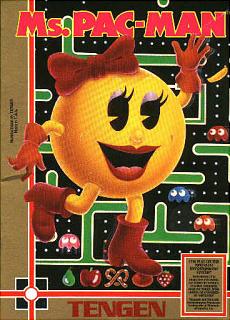 Ms. Pac-Man - NES Cover & Box Art