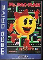 Ms. Pac-Man - Sega Megadrive Cover & Box Art