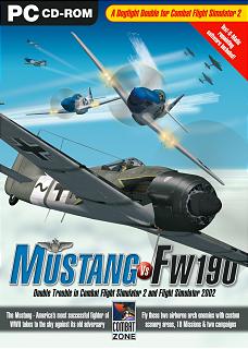 Mustang vs FW-190 - PC Cover & Box Art