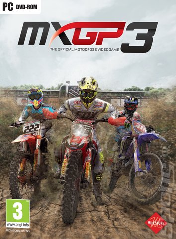 MXGP3: The Official Motocross Videogame - PC Cover & Box Art
