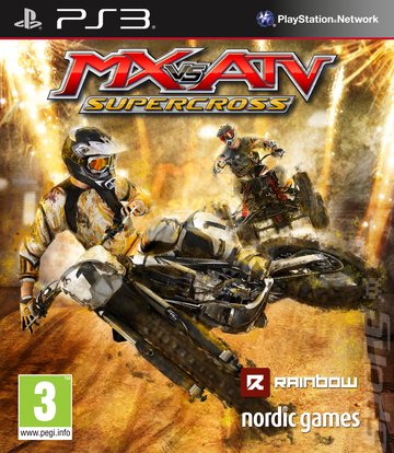 MX vs. ATV: Supercross - PS3 Cover & Box Art