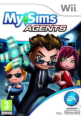 MySims Agents - Wii Cover & Box Art