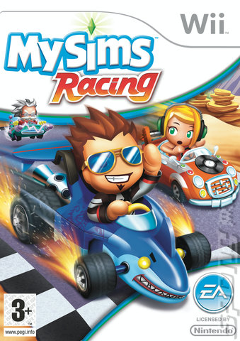 MySims Racing - Wii Cover & Box Art