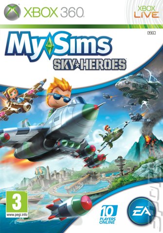 MySims SkyHeroes - Xbox 360 Cover & Box Art