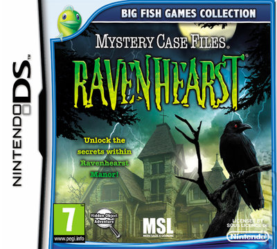 Mystery Case Files: Ravenhearst - DS/DSi Cover & Box Art