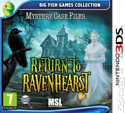 Mystery Case Files: Return to Ravenhearst - 3DS/2DS Cover & Box Art