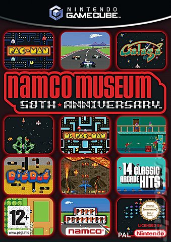 Namco Museum 50th Anniversary - GameCube Cover & Box Art
