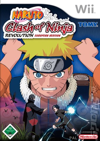 Naruto: Clash of Ninja Revolution - Wii Cover & Box Art